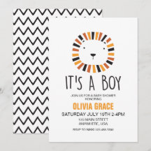 Lejon inbjudan till babyvisningsprogram