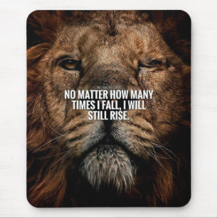 Lejon inspiration - Fall och Stiga upp - Motiverin Musmatta