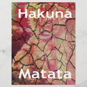 Lejon jordisk Elegant: Hakuna Matata Texturerad de