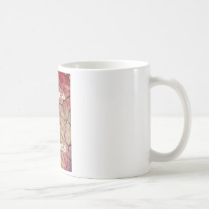 Lejon jordisk Elegant: Hakuna Matata Texturerad de Kaffemugg