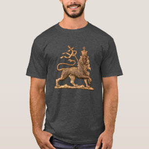 Lejon Juda Tripe Jah Rastafari Reggae Rasta Rötter T Shirt
