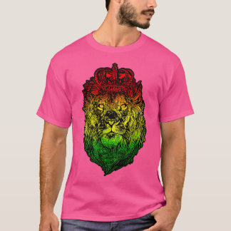 Lejon judah Rastafarisk etiopisk Lejon - Reggaeton T Shirt