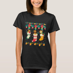 Lejon jul Lagrar X mas Ljus Pajama T Shirt