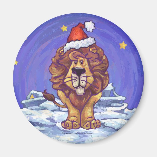 Lejon jul magnet (Framsidan)