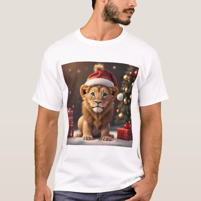 Lejon jul T-Shirt (Framsida)
