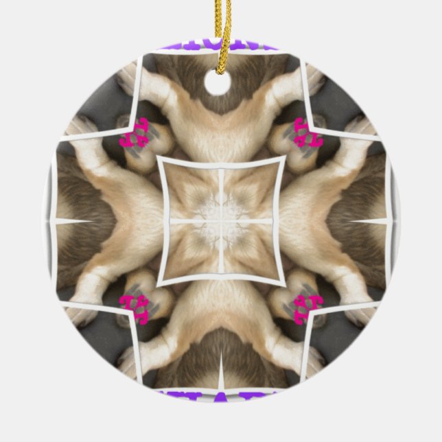 Lejon  julgransprydnad keramik (Framsidan)