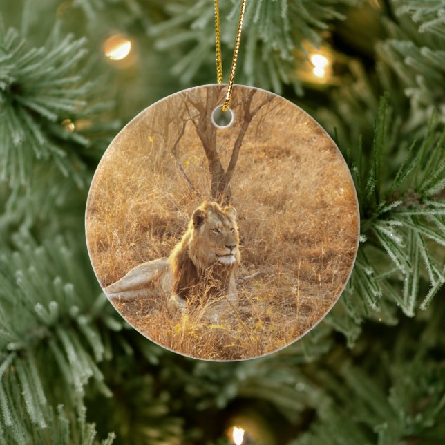 Lejon Julgransprydnad Keramik (Träd)