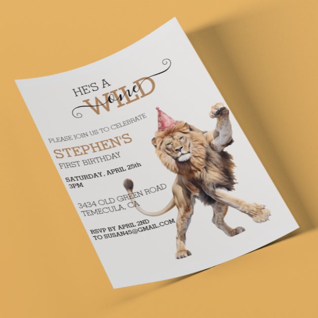 Lejon Jungle Safari Vild En födelsedag (Skapare uppladdad)