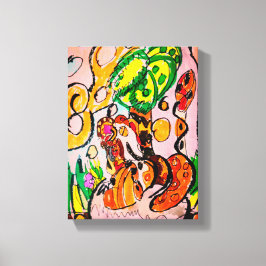 Lejon just chill canvastryck