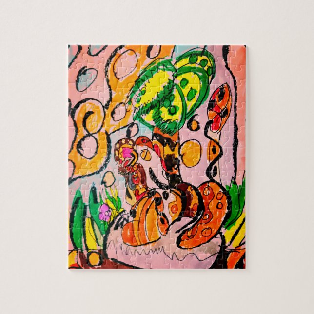 Lejon just chill pussel (Vertikal)