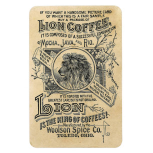 Lejon kaffemagnet magnet