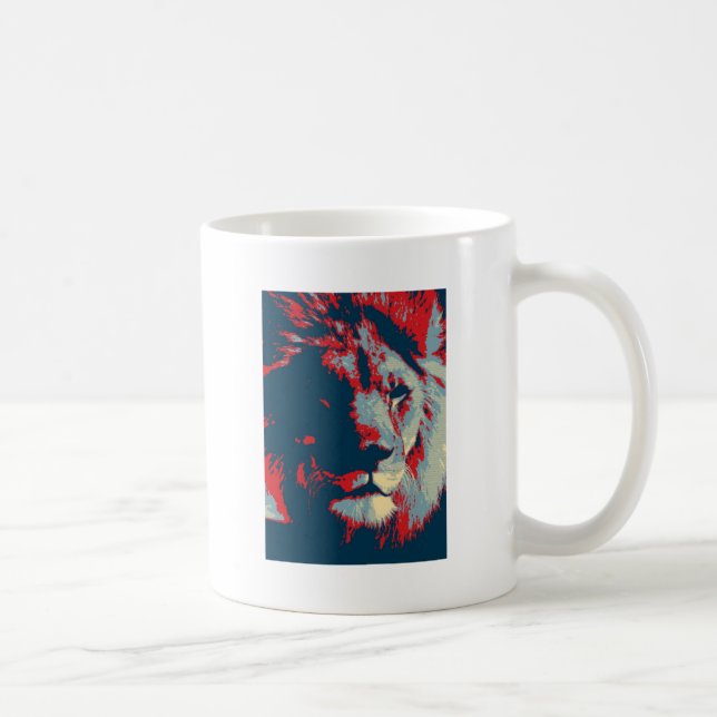 Lejon Kaffemugg (Höger)