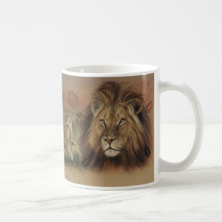 lejon kaffemugg