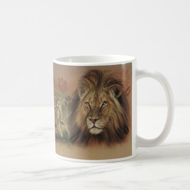 lejon kaffemugg (Höger)