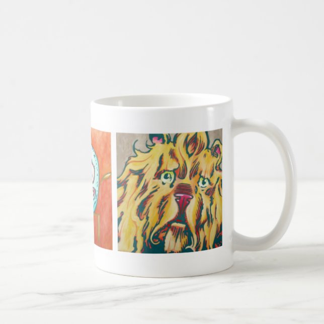 Lejon kaffemugg -, fågelskrämma, Tinman (Höger)