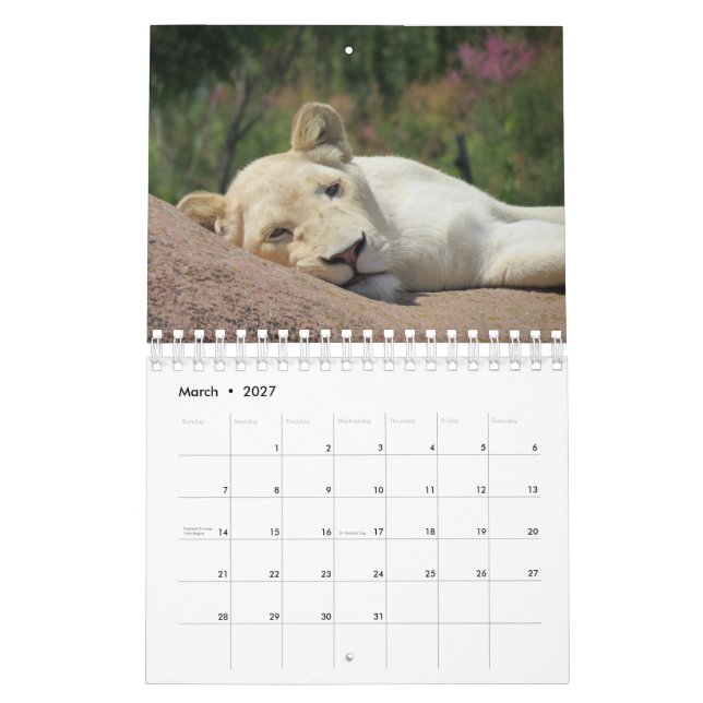 Lejon kalender (Mar 2027)