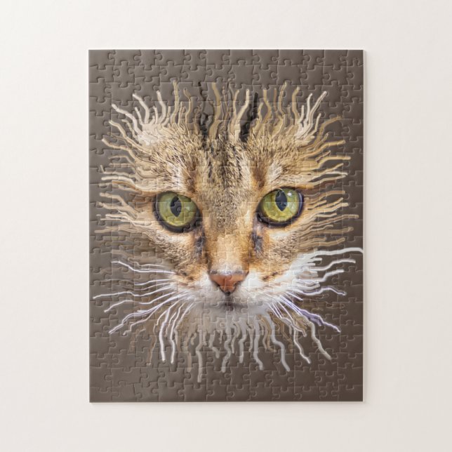 Lejon katt pussel (Vertikal)