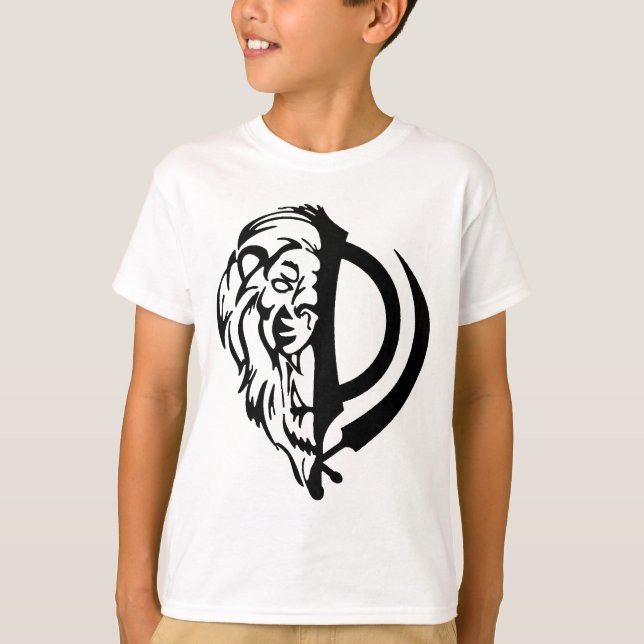 Lejon Khanda klassiker Tee (Framsida)