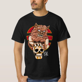 Lejon kinesiska väktare - Foo Hund T Shirt