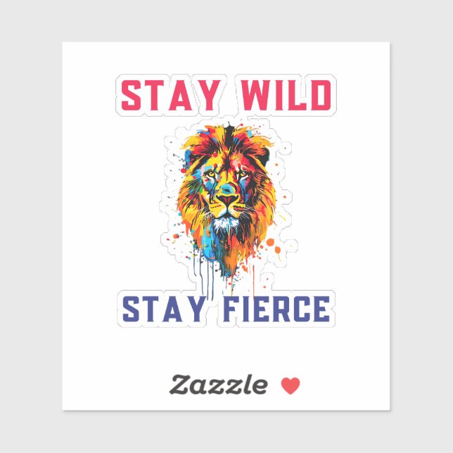 Lejon Klistermärken (Ark)