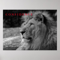 Lejon konfidenscitatinspiration
