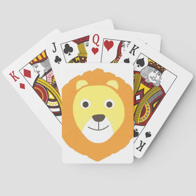 lejon konst casinokort (Baksidan)