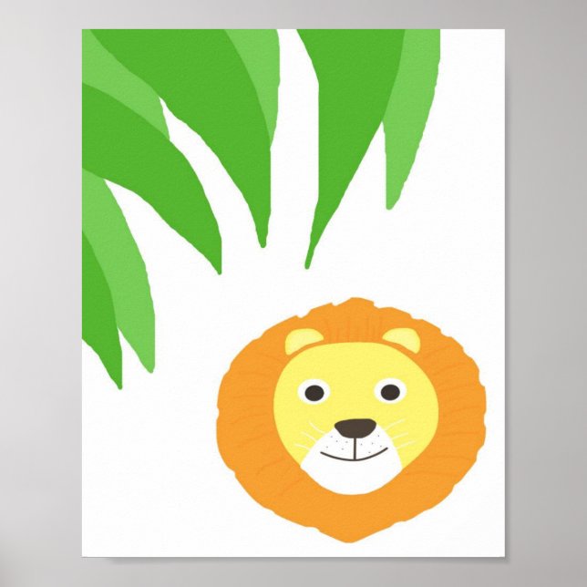 lejon konst poster (Framsidan)