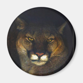 Lejon konsthandling för stora kattkonst magnet