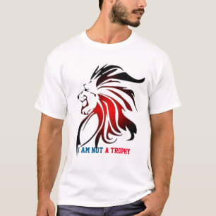 Lejon konstherskjorta, Lejon konst av vilda djur o T Shirt