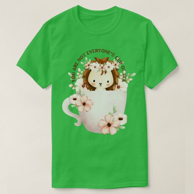 Lejon Kopp i Tea T Shirt (Design framsida)