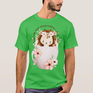 Lejon Kopp i Tea T Shirt