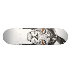 Lejon krigare skateboard bräda 21,5 cm