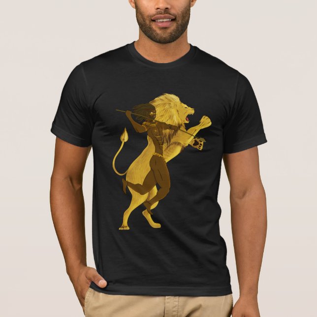 Lejon krigare tee (Framsida)