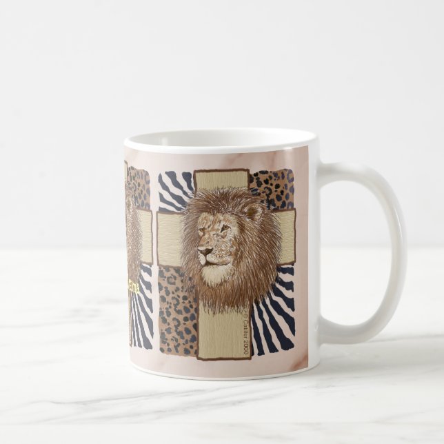 Lejon Kristet Kors Mugg (Höger)