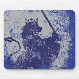 Lejon kung Mousepad för Grunge Musmatta