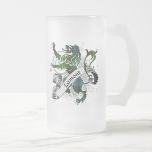 Lejon Lamont Tartan Frostat Ölglas
