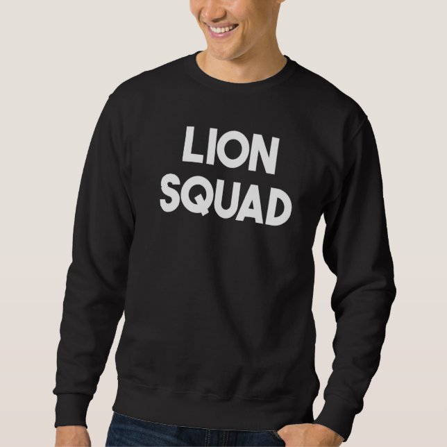 Lejon    Lejon Squad Lång Ärmad Tröja (Framsida)