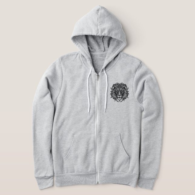 Lejon Linje Konst T Shirt (Laydown)