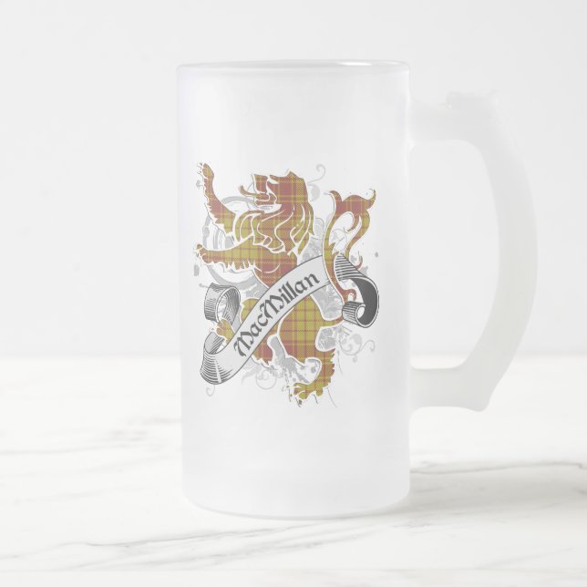 Lejon MacMillan Tartan Frostat Ölglas (Höger)