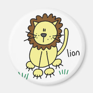 Lejon magnet för pinne