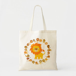 Lejon Mandala Bag för Cute Tecknad Tygkasse