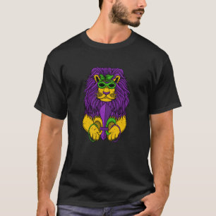 Lejon Masqueramask Mardi Gras Animal Carnival Pa T Shirt