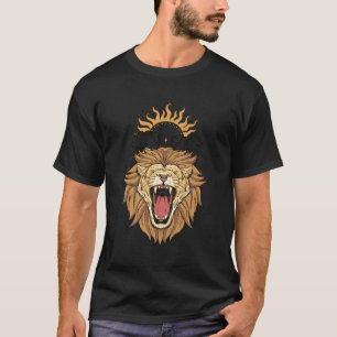Lejon matning av Sol Renaissance Medieval Alchemy T Shirt