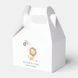 Lejon med 3 brunbubblor presentaskar