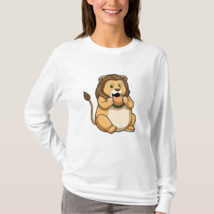 Lejon med Burger T Shirt