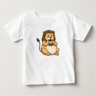 Lejon med Burger T Shirt