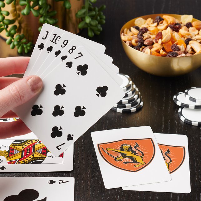 Lejon Med Ett Svärd Casinokort (Skapare uppladdad)