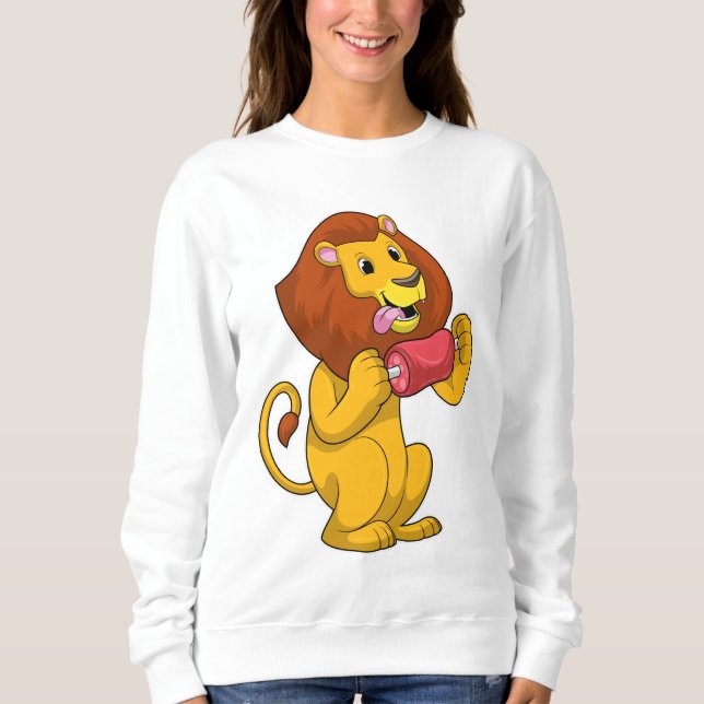 Lejon med Kött T Shirt (Framsida)