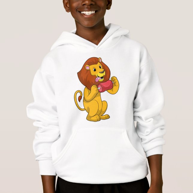 Lejon med Kött T Shirt (Framsida)