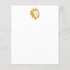 Lejon med Krona - Guld Stil 1